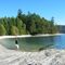 A quieter beach at Montague