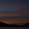 Cirrus duplicatus and forest fire smoke at dusk, Upper Arrow Lake