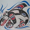 Killerwhale Tatoo Design, Haida Gwaii Orca Motif