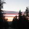Lowhee Provincial Campground at Sunset