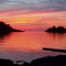 View to the west from here, sunset.