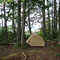 Kayak campsite on Peel Island