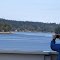 taking a picture at Sturdies Bay