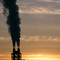Sunset at the Westpine MDF plant in Quesnel