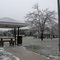 Rest area after an ice storm