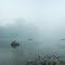 Housatonic River Panorama in Early Morning Fog
