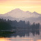 Mount Baker from Fraser River Park.