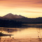 Mount Baker from the Stave River Bridge.