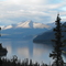 Muncho Lake, 7:30am from Park viewpoint