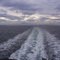 Fast Ferry to Victoria BC looking back to the mainland