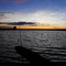 sunset at Bassano Dam