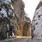 A Wide View Of Highway 93 Through The Spectacular Slot Canyon Near Radium BC Mar '11