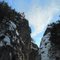 Sinclair Slot Canyon And Blue Skies Above Near Radium BC Mar '11