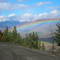 Rainbow over Fraser river