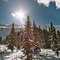 Top of a Ski-Doo tour near Golden