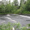 little drops in the river above falls