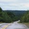 Forested section of Route 209 between Joggins and Advocate Harbour