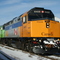 Train Rolls Through Amherst Station