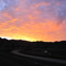 sunset near Wilbur, Oregon from I-5