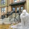 Sculpture sur neige
