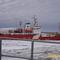 Ice Breaker getting us out of the harbour