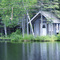 La cabane à l'étan à truites