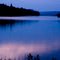 Calme plat sur le Lac des Cornes au Québec