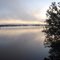 À l'aube sur le lac David