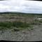 Caniapiscau River - dry riverbed below the dam