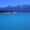Beautiful, Clear Blue on Lake Abraham, West of Nordegg, Alberta, Canada