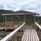 Gazebo at the top of look-out.