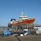 Fishboat on Slip at Shelburne Ship Yard