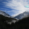 Torreys Peak, North flank with wind driven spindrift