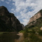 Glenwood Canyon from the river bank below Hanging Lake trail head