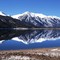 Twin lakes like a mirror