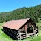 Weathered old barn