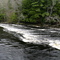 Bridgewater, N.S. - The Lahave River at the  top of Cook's Falls and one of the most famous Salmon pools on the river.