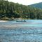 Gaspesie, Riviere Restigouche, Peche au saumon,  "La one million dollar pool"