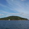 Beinn Breagh and the Bell estate from the water