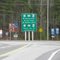 "forest of traffic signs"