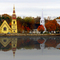 Autumnal colours at Mahone Bay, Nova Scotia
