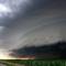 Swirling sky just south of Calgary near the city limits