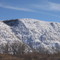 Badlands And Cottonwoods in Winter Near Drumheller AB