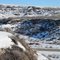 Layers Of Steep Desert Slopes West of Drumheller AB Feb '11