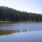 Serene Mountain Reflections On Beaverdam Lake, Nordegg AB Aug '09