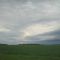 The Edge of a Large Thunderstorm on the Prairie South of Edmonton, Near Ponoka, AB