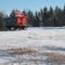 Classic Prairie Scenes - An Old Caboose Along The Old Railway in Andrew, Alberta Dec '10