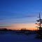 December Sunset, Stettler, AB
