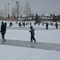 playing on the ice at lake Chaparral.