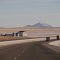 The Sweetgrass Hills Sticking Up Out Of Golden, Open Prairie Near Milk River AB Jan '13